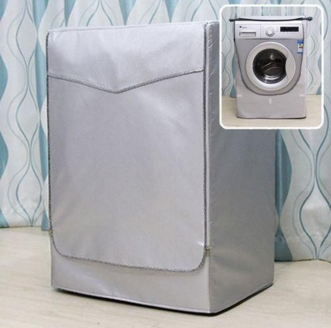 Front load washing machine cover organizer